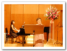 アンサンブルの演奏