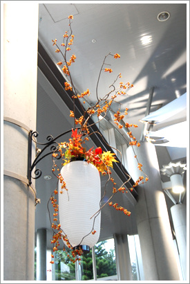 植物のオブジェ